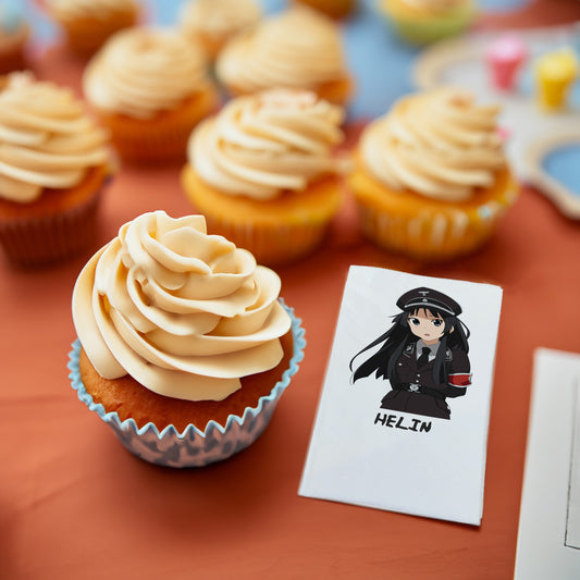 Polis Anime Temalı Baskılı Peçeteler - AyDesign.com