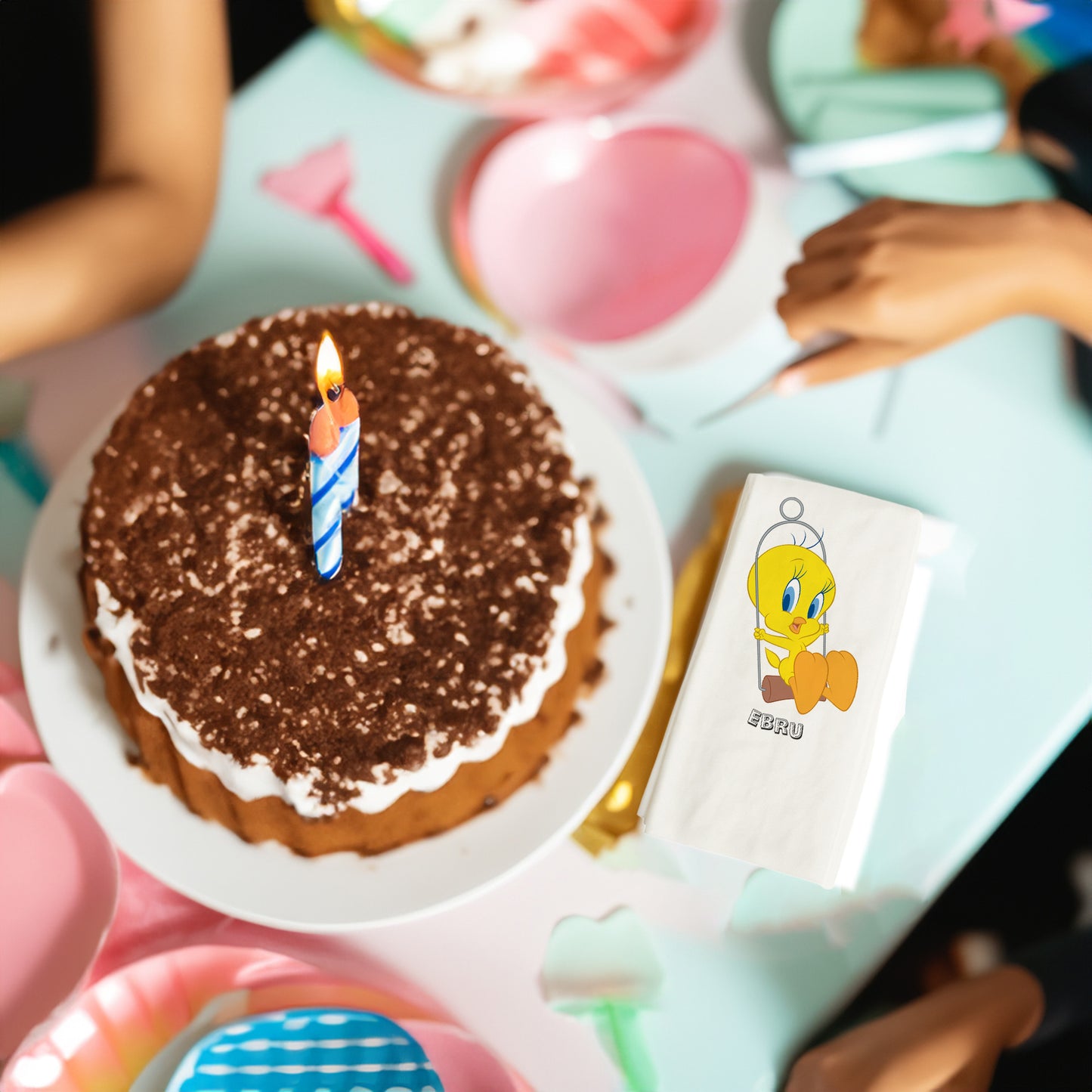 Sallanan Tweety Baskılı Peçeteler - AyDesign.com