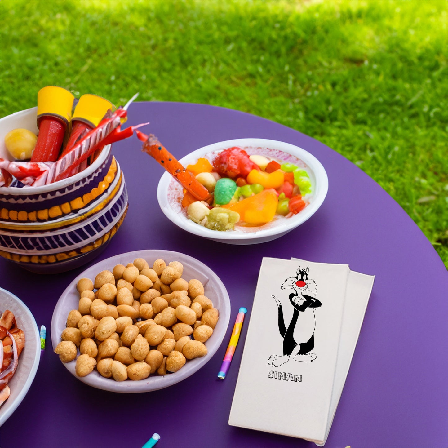 Slywester Baskılı Peçeteler - AyDesign.com