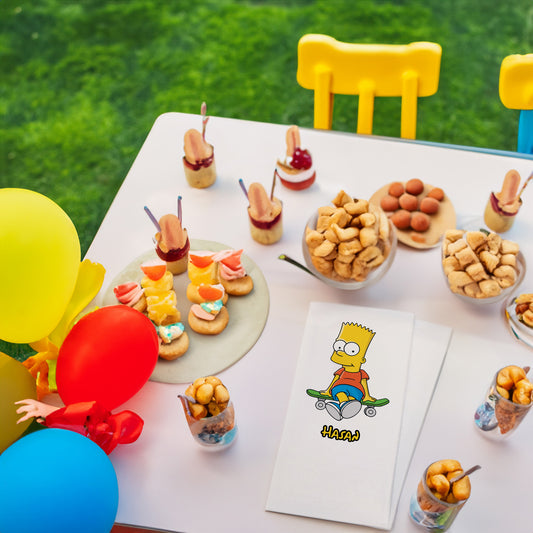 Bart Simpson Baskılı Peçeteler - AyDesign.com