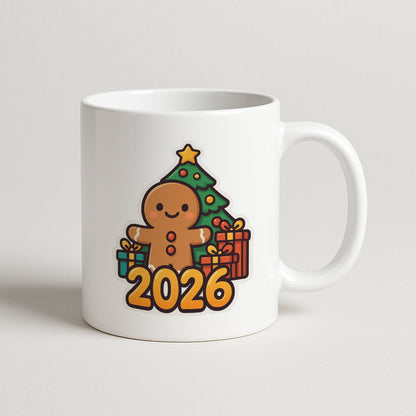 2026 Zencefilli Kurabiye Temalı Hediyelik Baskılı Kupa