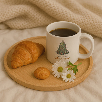 Happy New Year Temalı Yılbaşı Hediyelik Baskılı Kupa