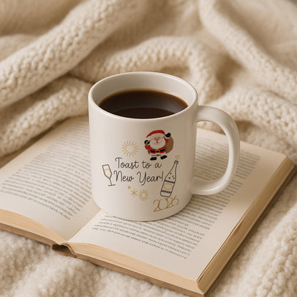 Toast to a New Year 2026 Temalı Hediyelik Baskılı Kupa