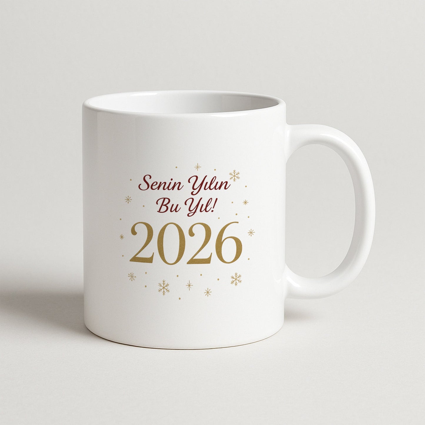 Senin Yılın Bu Yıl 2026 Yazılı Hediyelik Baskılı Kupa