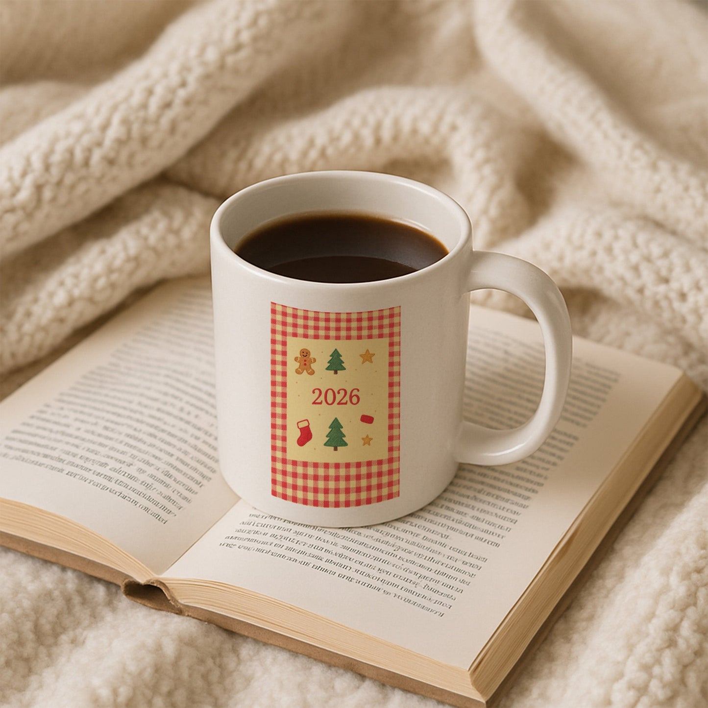 2026 Pötikare Yılbaşı Temalı Hediyelik Baskılı Kupa