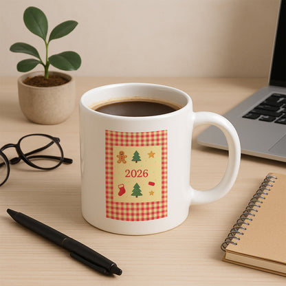 2026 Pötikare Yılbaşı Temalı Hediyelik Baskılı Kupa