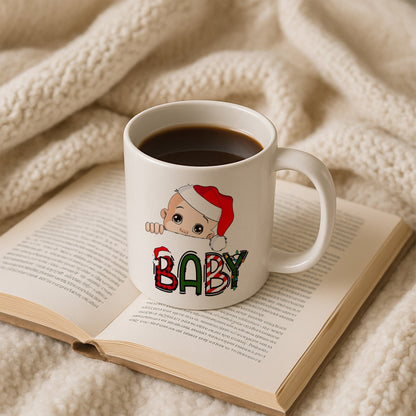 Yılbaşı Baby Temalı Özel Tasarım Baskılı Hediyelik Kupa