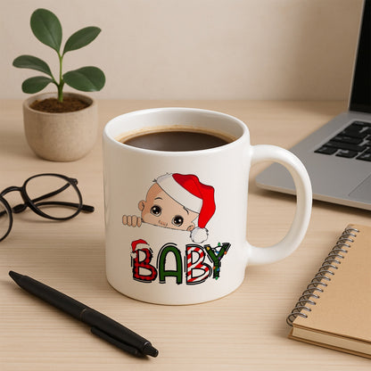 Yılbaşı Baby Temalı Özel Tasarım Baskılı Hediyelik Kupa