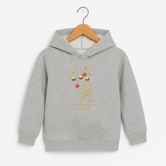 Happy New Year 2026 Yazılı Çocuk Sweatshirt – Yılbaşı Özel