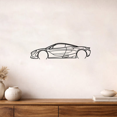 McLaren 720S Modern Metal Duvar Tablosu Lüks Spor Araba Dekorasyonu