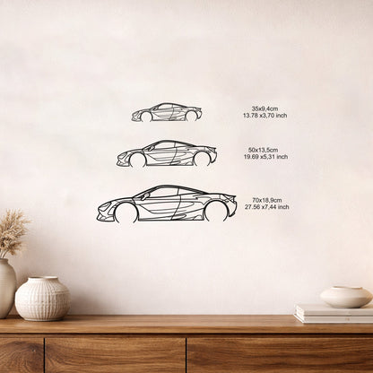 McLaren 720S Modern Metal Duvar Tablosu Lüks Spor Araba Dekorasyonu