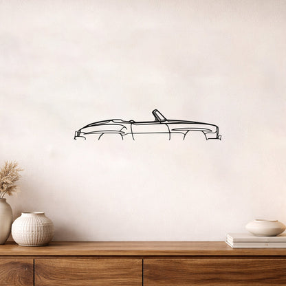 1958 Mercedes 190SL Klasik Metal Tablo - Nostaljik Duvar Dekoru