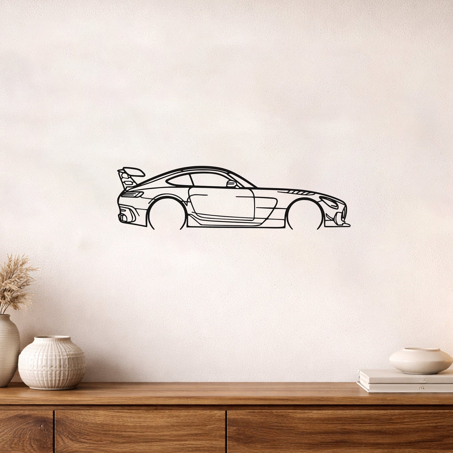Mercedes AMG GT Metal Duvar Tablosu - Modern Otomobil Temalı Ofis Dekorasyonu