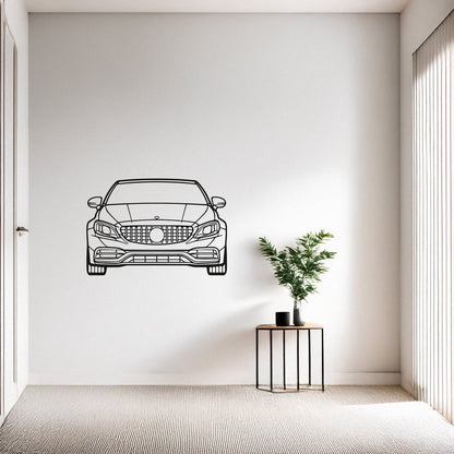 Mercedes G63 AMG Ön Görünüm Metal Duvar Tablosu Agresif Tasarım Metal Dekor