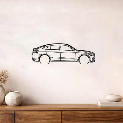 Mercedes GLC Coupe Metal Duvar Tablosu Modern Araba Tasarımı Metal Dekor