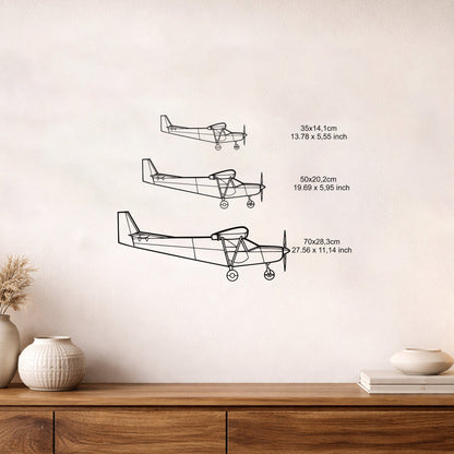 Zenith CH701 STOL Uçak Metal Duvar Tablosu Havacılık Tutkunlarına Özel