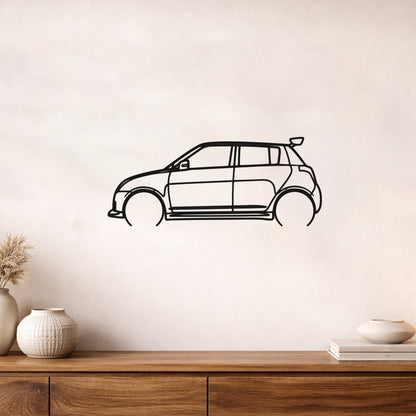 Suzuki Swift 2008 Model Metal Duvar Tablosu Şehirli ve Şık Tasarım