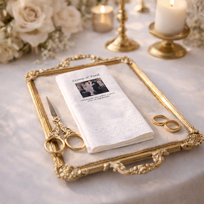 Düğün Nişan Kına İçin Kişiye Özel Baskılı Peçete – Özel Gün Organizasyon Peçetesi