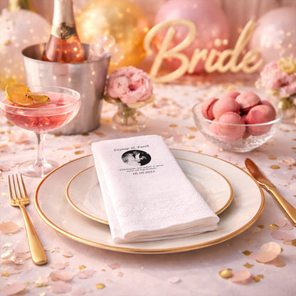 Düğün Nişan Kına İçin Fotoğraflı Baskılı Peçete – Kişiye Özel Özel Gün Peçetesi