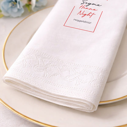 Şeyma Henna Night Temalı Kına Gecesi Baskılı Peçete