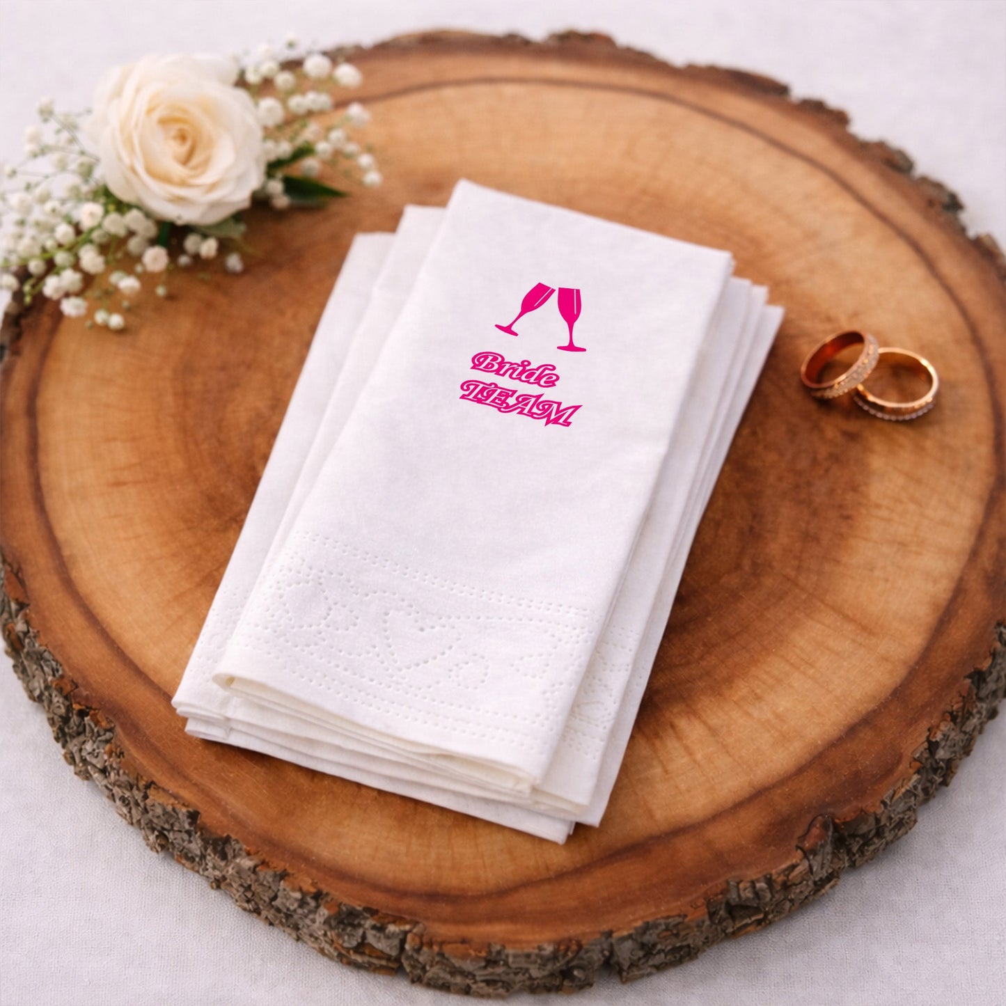 Bride Team Temalı Kişiye Özel Bekarlığa Veda ve Kına Peçetesi