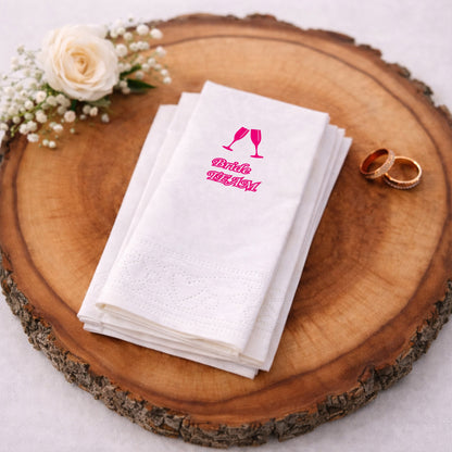 Bride Team Temalı Kişiye Özel Bekarlığa Veda ve Kına Peçetesi