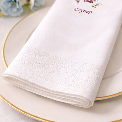 Bekarlığa Veda Temalı Eğlenceli Kişiye Özel Organizasyon Peçetesi