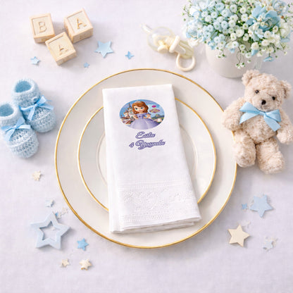 Prenses Sofia Temalı Kız Çocuk Doğum Günü Peçetesi