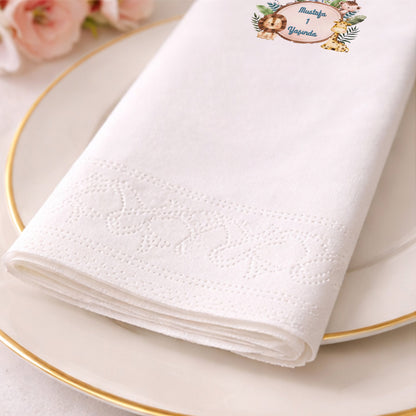 Safari Hayvanları Temalı Erkek Bebek 1 Yaş Peçetesi