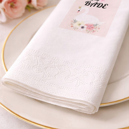 Balonlu Ayıcık Temalı Kız Bebek Doğum Günü Peçetesi