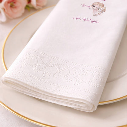 Bebenur 5 Yaş Melek Figürlü İyi Ki Doğdun Parti Peçetesi