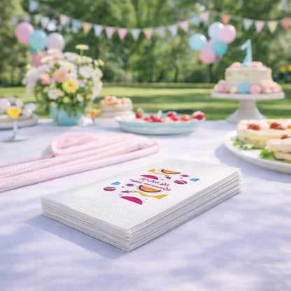 Uzay Temalı Kişiye Özel Doğum Günü Peçetesi - Ramazan Talha