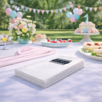 Çizgili Modern Tasarım Yağız Kerem İsme Özel Parti Peçetesi