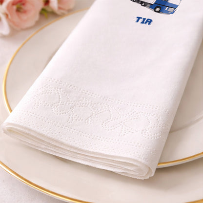 Mavi Lojistik Tır Temalı Büyük Araç Parti Peçetesi