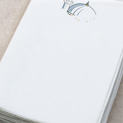 Kidzia Ramadan Kareem Camii Çizimli Ramazan Peçetesi – 33x33 cm Çift Katlı, 20’li Paket