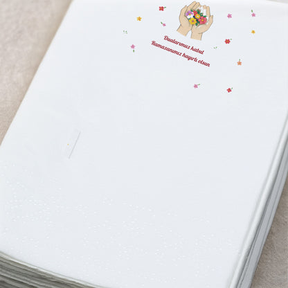 Ramazan Desenli Baskılı Peçete – Dua Temalı | Dualarımız Kabul Olsun | 33x33 cm