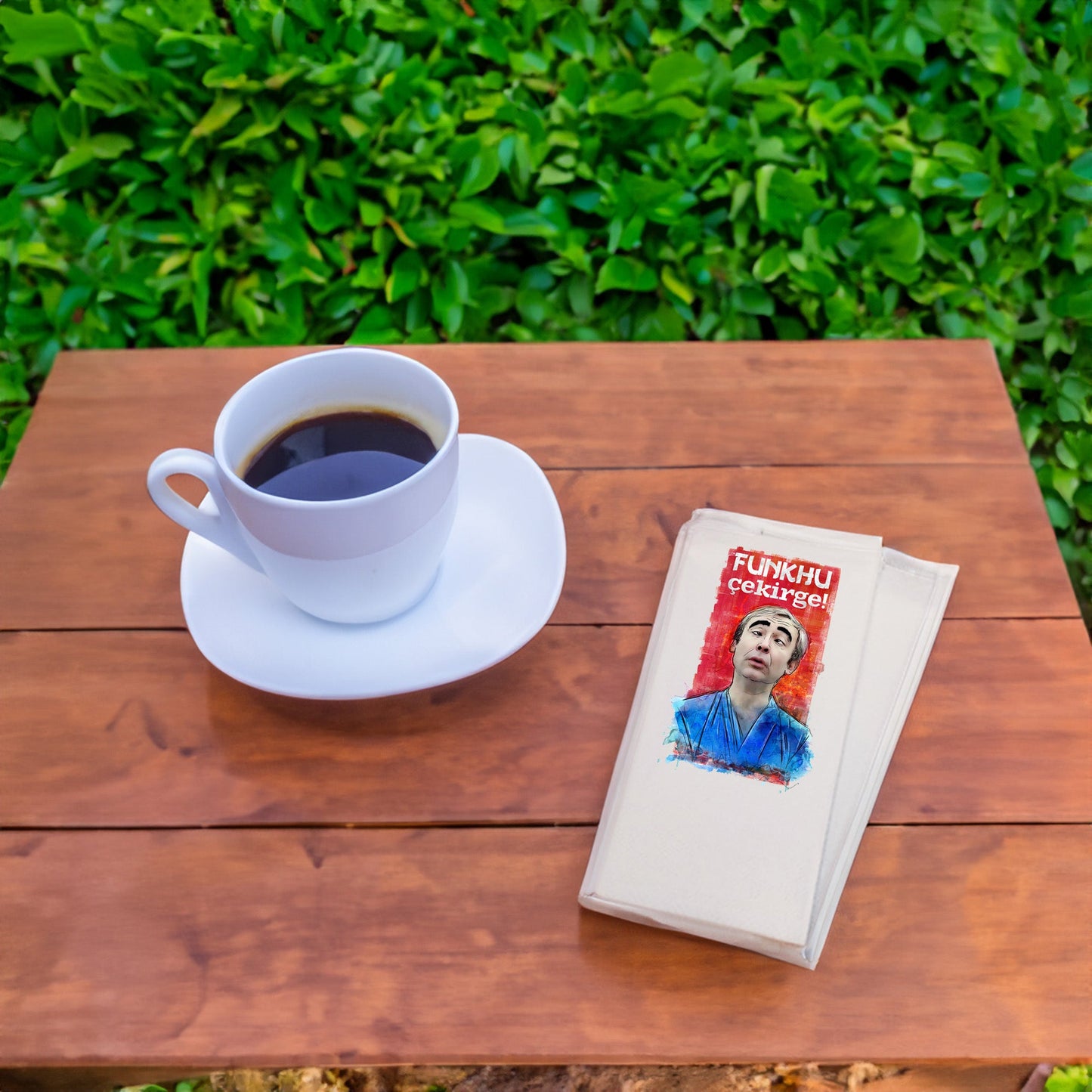 Kidzia Yeşilçam “Funkhu Çekirge” Desenli 33x33cm Baskılı Peçete – 20’li Paket