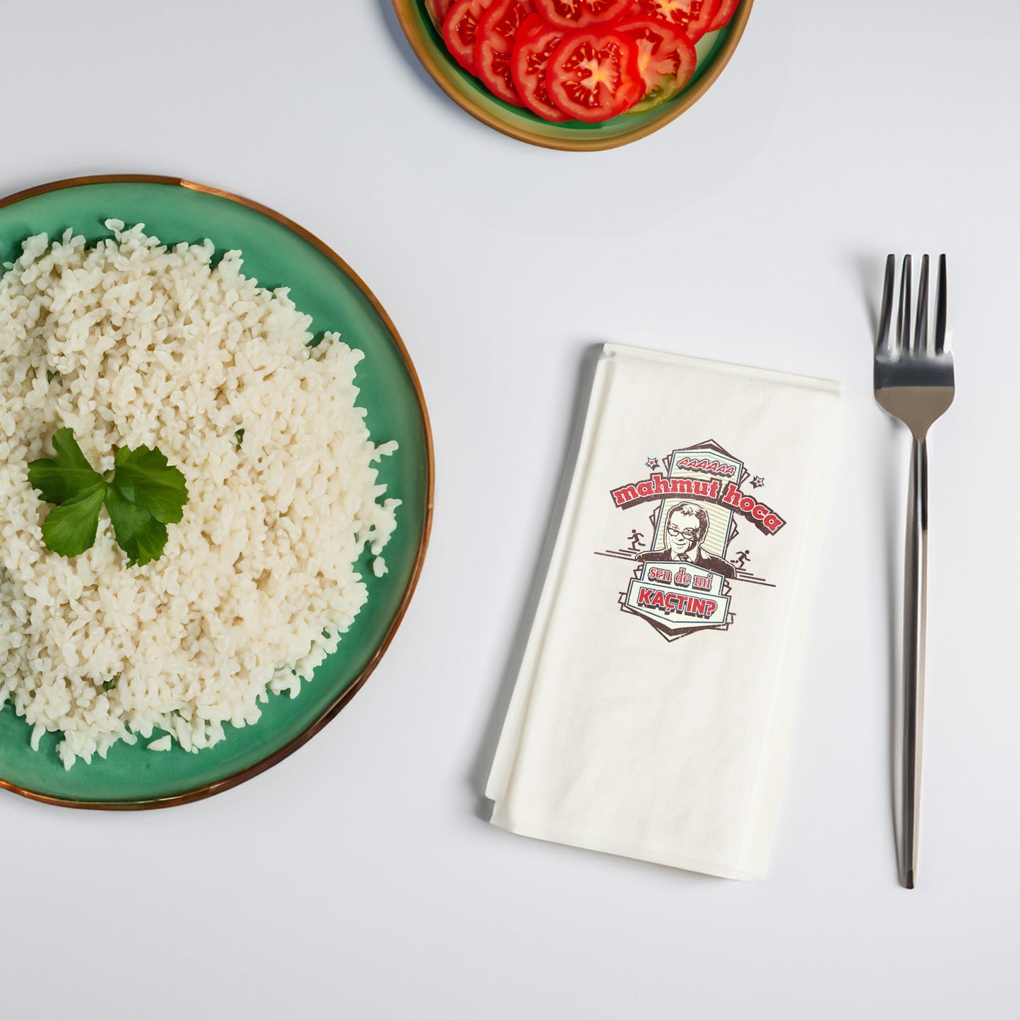 Kidzia Mahmut Hoca “Sen de mi Kaçtın?” Yeşilçam Temalı Baskılı Peçete – 33x33cm Çift Katlı 20’li