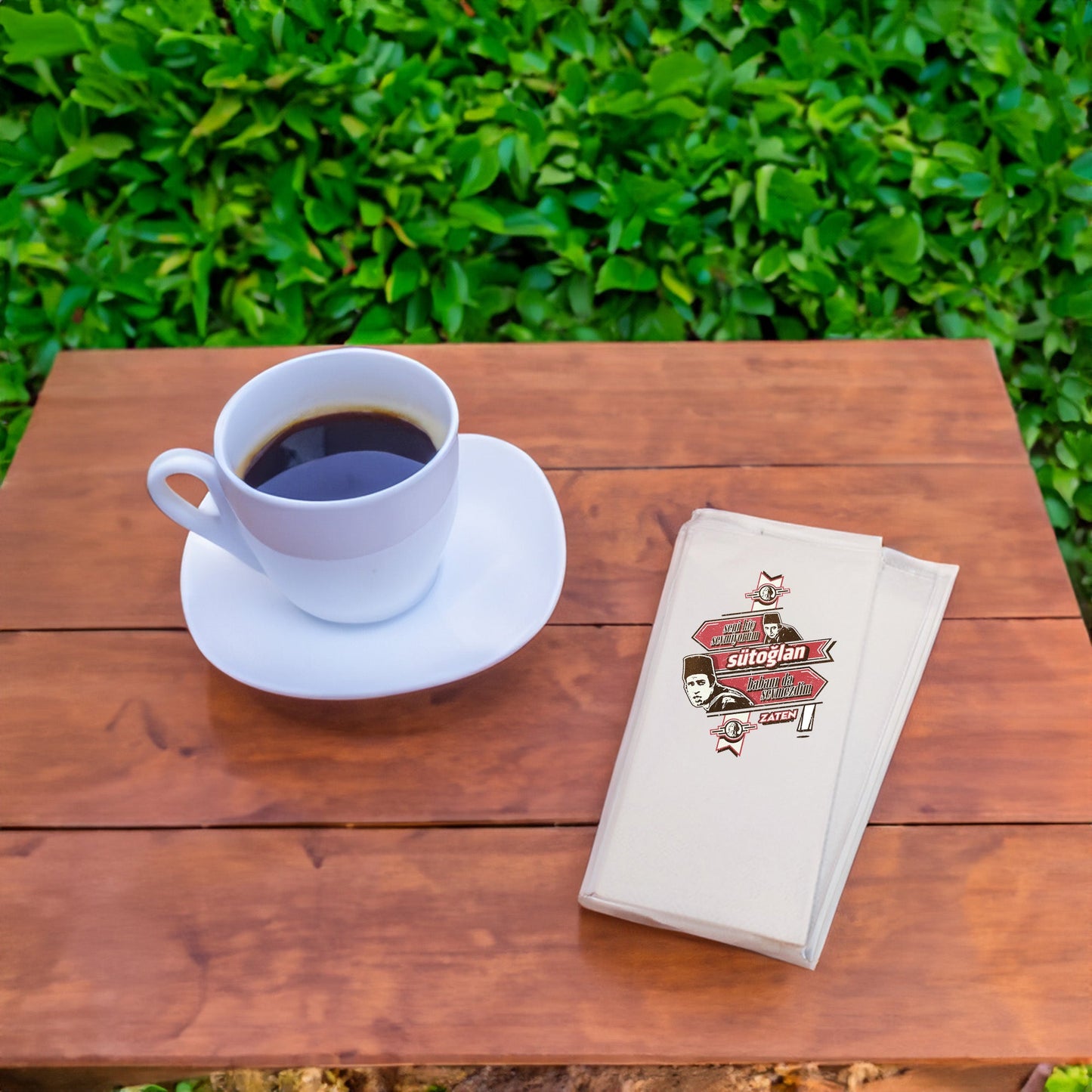 Kidzia Yeşilçam Sütoğlan Temalı Baskılı Peçete – 33x33 cm Çift Katlı 20’li Paket