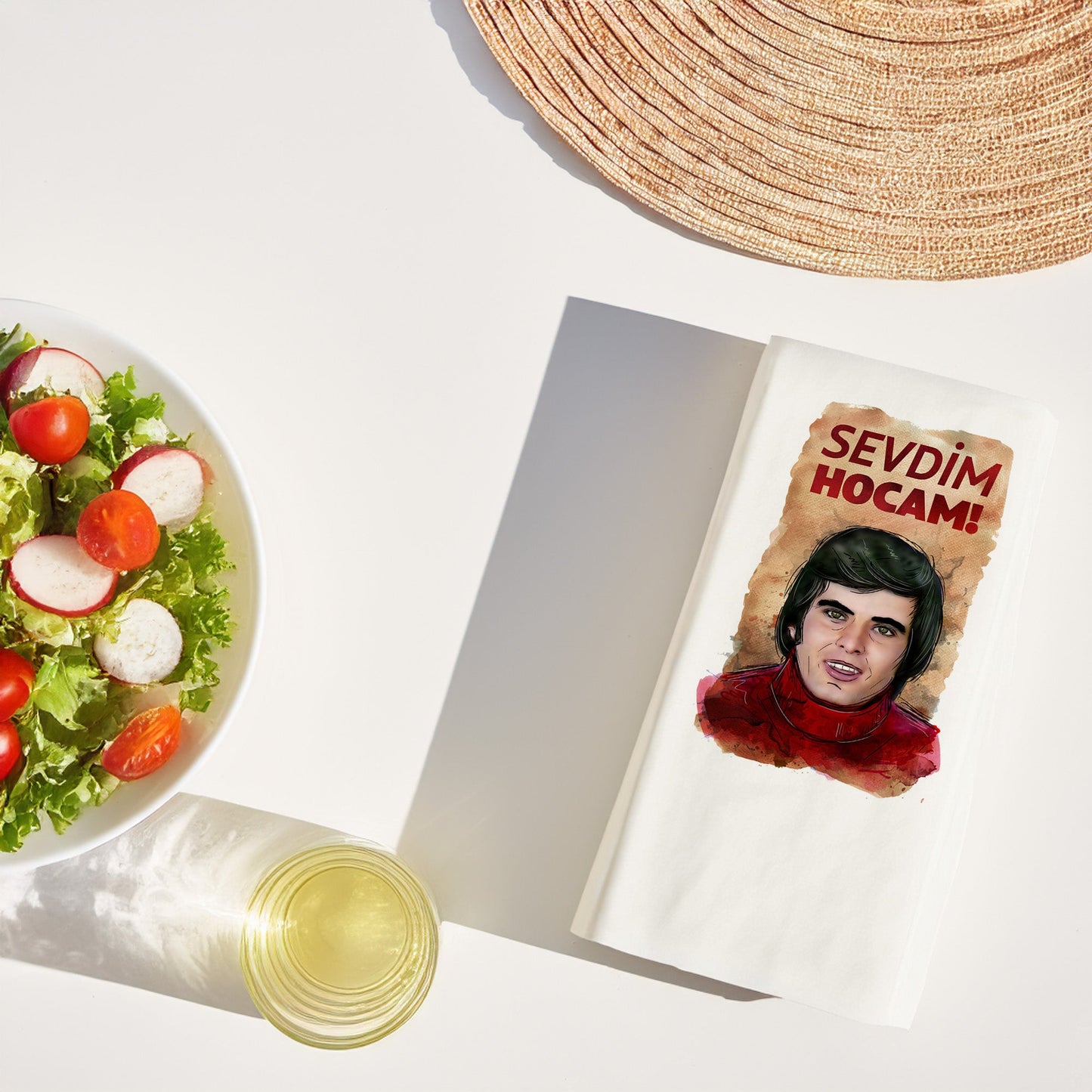 Kidzia Sevdim Hocam Yeşilçam Temalı Baskılı Peçete – 33x33cm Çift Katlı (20’li Paket)