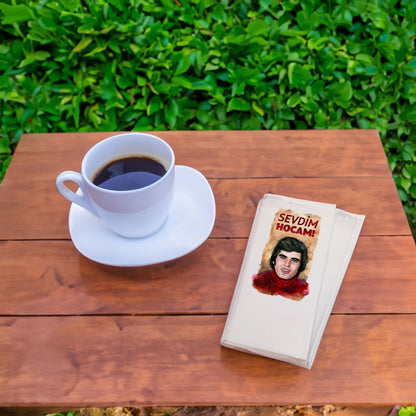 Kidzia Sevdim Hocam Yeşilçam Temalı Baskılı Peçete – 33x33cm Çift Katlı (20’li Paket)