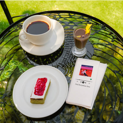 Dinle Bu Şarkım Sana – Müzik Player Tasarımlı Baskılı Peçete | 33x33cm Çift Katlı Selülozik | 20’li Paket