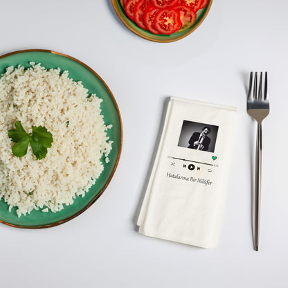 Hatalarına Bir Nilüfer Şarkı Temalı Baskılı Peçete – 33x33cm, Çift Katlı, 20’li Paket