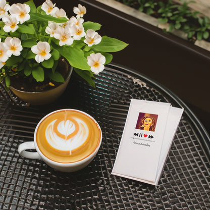 “Anma Arkadaş Şarkı Tasarımlı Baskılı Peçete – 33x33cm Müzik Temalı 20’li Paket”