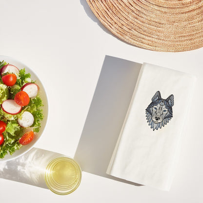 Mandala Kurt Desenli Baskılı Peçete – 33x33cm Çift Katlı, 20’li Paket