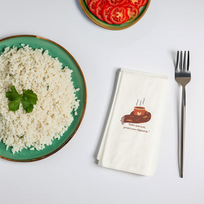 Kahve İçimi Isıttı Baskılı Peçete – Kahve Sonrası Düşünürüz Tasarım