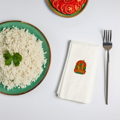 Vienna Şehir Desenli Baskılı Peçete | Viyana Katedrali Temalı Sofra Peçetesi