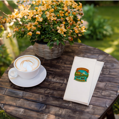 Eskişehir Şehir Desenli Baskılı Peçete | Porsuk Çayı ve Gondol Temalı Peçete