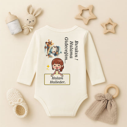 Kişiye Özel Bebek Zıbını – Halam Halleder Tasarım | 1–36 Ay