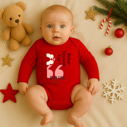 Kişiye Özel Bebek Zıbını – Teyze Yan Sanayi Anne Tasarım | 1–36 Ay